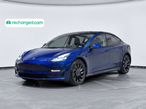 Used 2022 Tesla Model 3 Performance AWD/4WD image 1