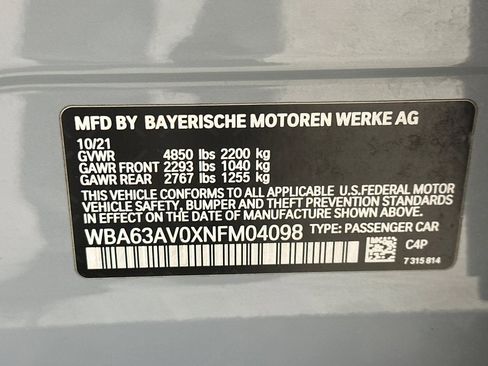 Certified 2022 BMW 430i Gran Coupe 430i w/ M Sport Package image 19