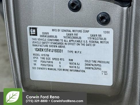 Used 2001 GMC Yukon SLT image 31