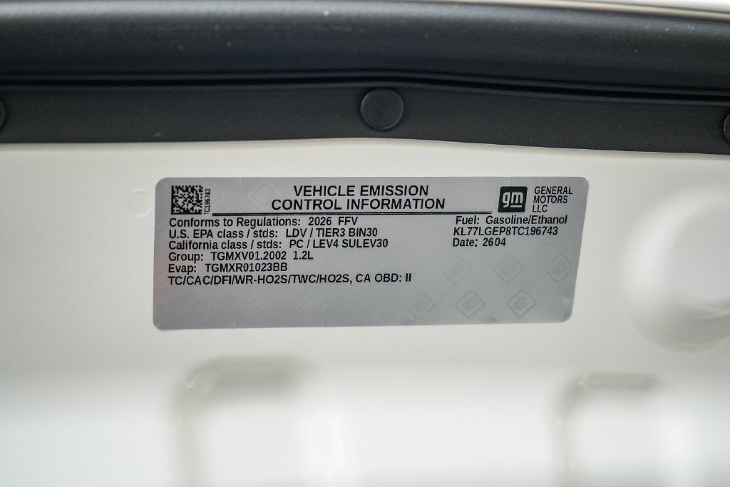 New 2026 Chevrolet Trax RS w/ Sunroof Package FWD image 27