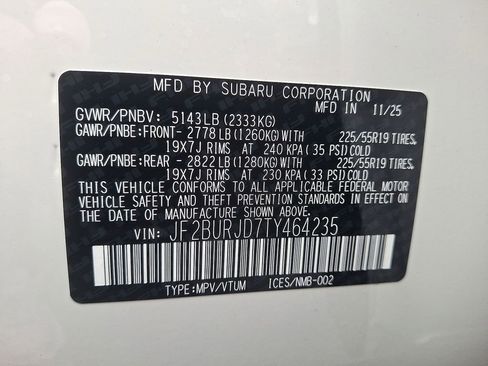New 2026 Subaru Outback Touring XT AWD/4WD image 18
