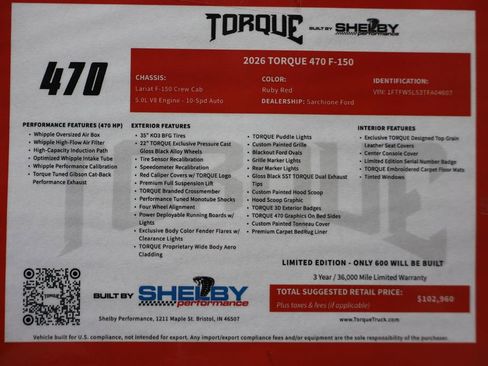 New 2026 Ford F150 Lariat w/ Equipment Group 501A Mid AWD/4WD image 13