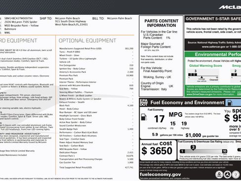 New 2026 McLaren 750S Spider RWD image 29