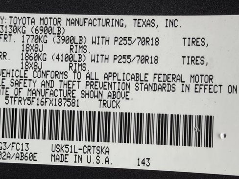 Used 2015 Toyota Tundra SR5 w/ SR5 Upgrade Package RWD image 42