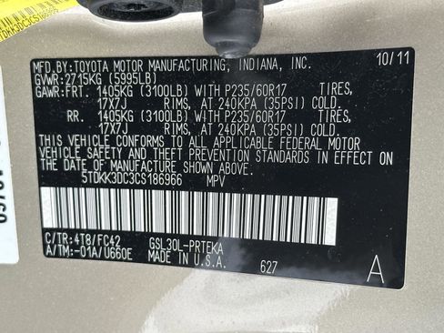 Used 2012 Toyota Sienna LE image 15