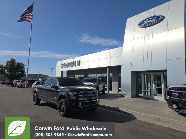 Used 2015 Ford F150 Platinum w/ Max Trailer Tow Package AWD/4WD image 2