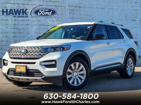 Certified 2022 Ford Explorer Limited w/ Equipment Group 301A AWD/4WD image 1