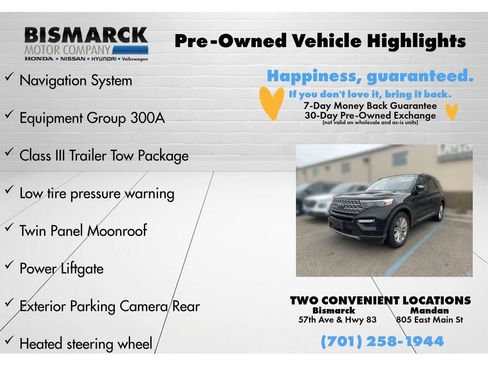 Used 2020 Ford Explorer Limited w/ Class III Trailer Tow Package AWD/4WD image 5