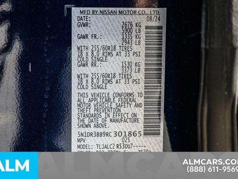 Used 2024 Nissan Pathfinder SV w/ SV Premium Package image 54