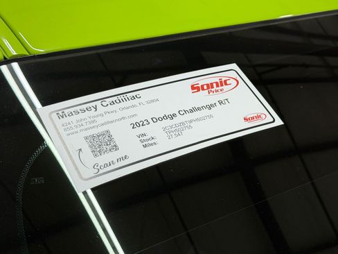 Used 2023 Dodge Challenger R/T w/ Plus Package RWD image 18