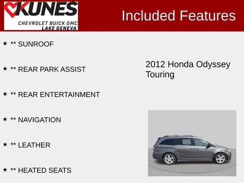 Used 2012 Honda Odyssey Touring image 2