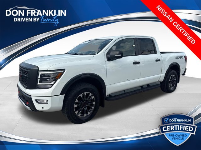 Certified 2024 Nissan Titan PRO-4X w/ Pro-4x Convenience Package AWD/4WD 360° Tour