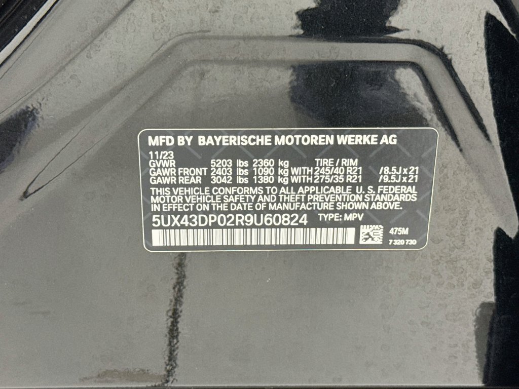 Certified 2024 BMW X3 sDrive30i w/ Premium Package RWD image 34