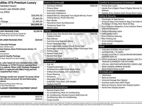 Used 2024 Cadillac XT6 Premium Luxury w/ Technology Package image 51