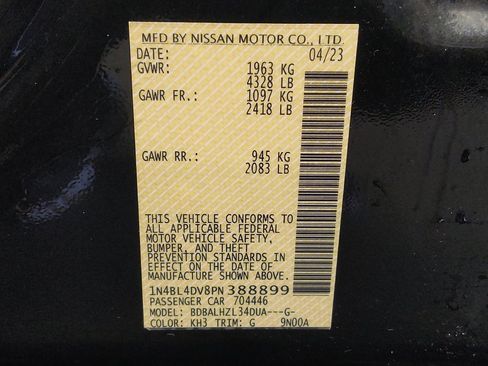Used 2023 Nissan Altima 2.5 SV FWD image 33