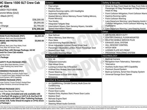 New 2026 GMC Sierra 1500 SLT w/ SLT Premium Plus Package AWD/4WD image 9