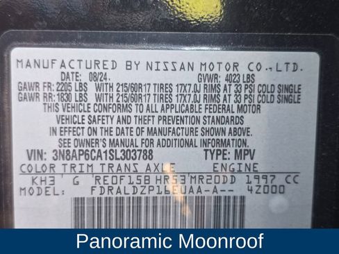 Used 2025 Nissan Kicks SV w/ SV Premium Package FWD image 9