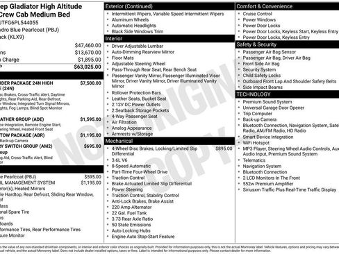 Used 2023 Jeep Gladiator Overland AWD/4WD image 39