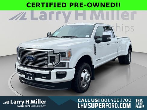 Certified 2021 Ford F350 Platinum w/ FX4 Off-Road Package AWD/4WD image 1