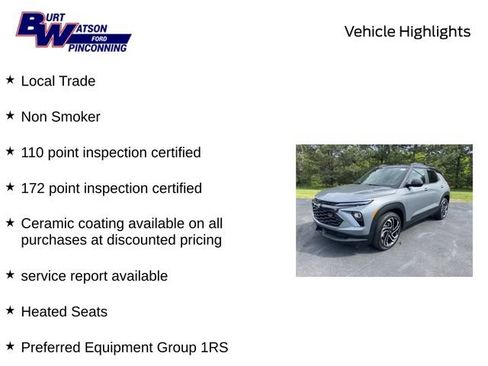 Used 2024 Chevrolet TrailBlazer RS w/ Convenience Package FWD image 10