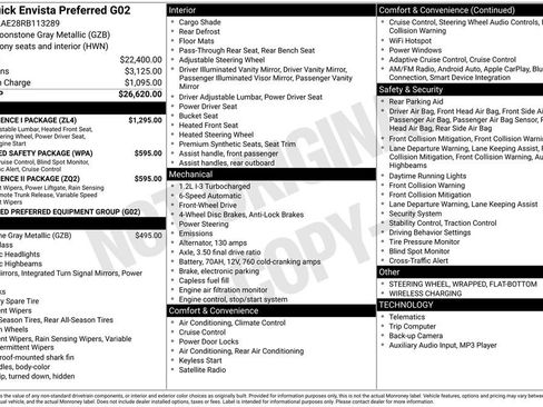 Used 2024 Buick Envista Preferred w/ Convenience I Package image 2