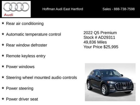 Used 2022 Audi Q5 2.0T Premium AWD/4WD image 12