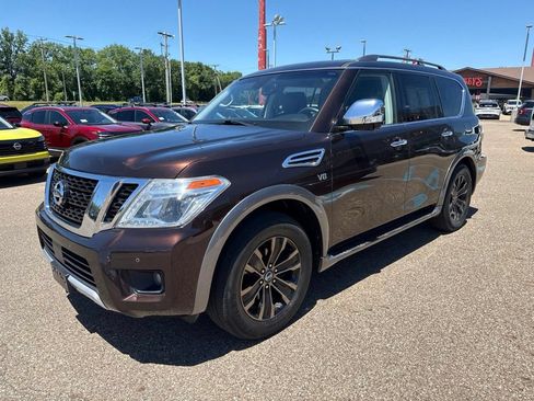 Used 2017 Nissan Armada Platinum w/ Captain Seat Package AWD/4WD image 3