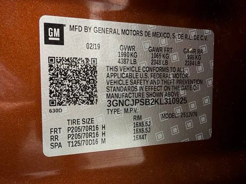 Used 2019 Chevrolet Trax LT w/ LT Convenience Package AWD/4WD image 26