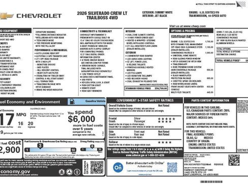 New 2026 Chevrolet Silverado 1500 LT Trail Boss w/ Convenience Package II image 4