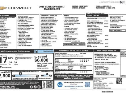 New 2026 Chevrolet Silverado 1500 LT Trail Boss w/ Convenience Package II