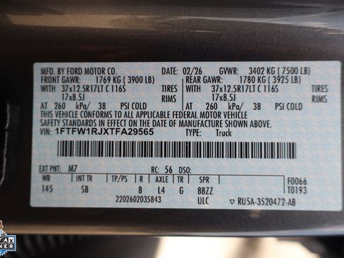 Used 2026 Ford F150 Raptor w/ Equipment Group 803A Raptor R AWD/4WD image 32