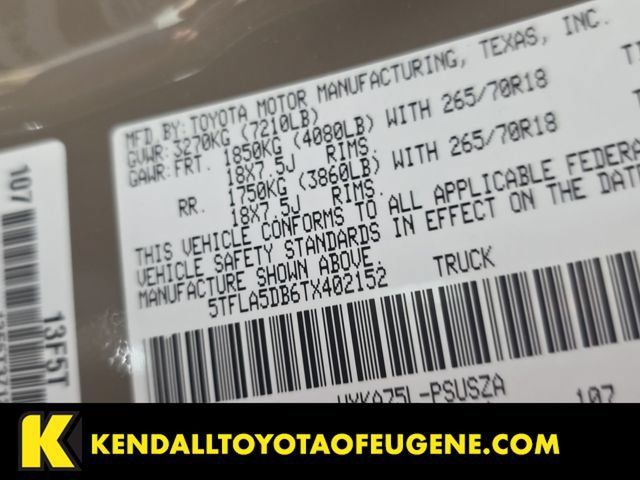 Used 2026 Toyota Tundra SR5 AWD/4WD image 10