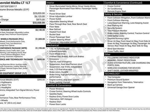 Used 2016 Chevrolet Malibu LT w/ Leather Package image 32