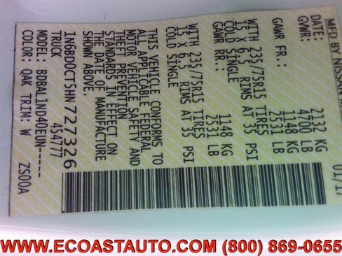 Used 2017 Nissan Frontier S image 15