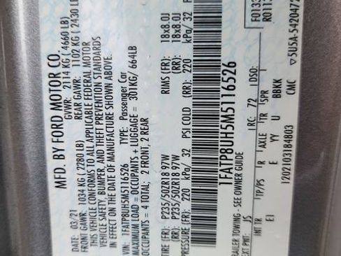 Used 2021 Ford Mustang Premium image 27