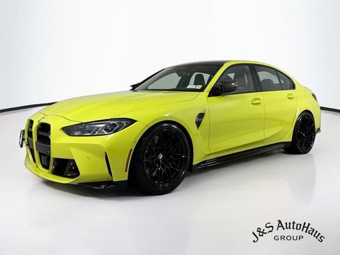 Used 2021 BMW M3 Competition w/ M Carbon Exterior Package RWD image 3