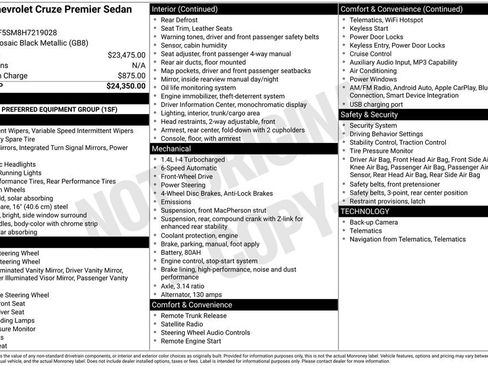 Used 2017 Chevrolet Cruze Premier FWD image 2