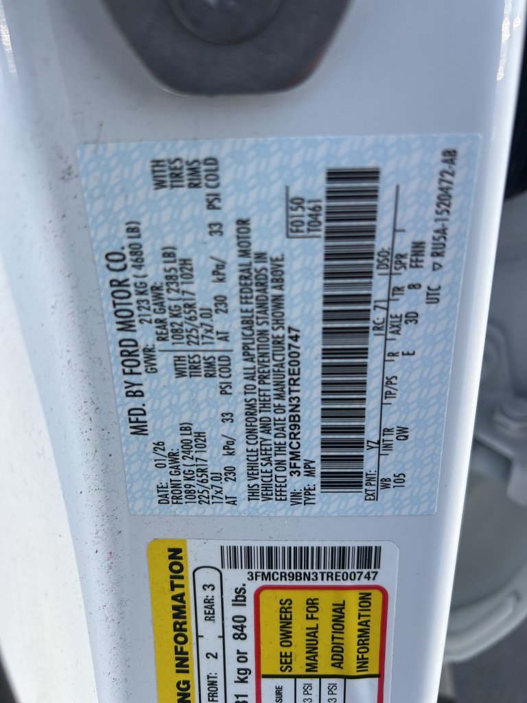 Used 2026 Ford Bronco Sport Big Bend AWD/4WD image 3