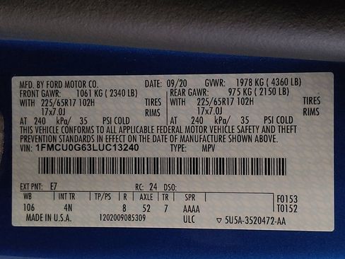 Used 2020 Ford Escape SE image 33