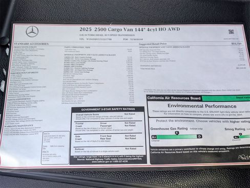 New 2025 Mercedes-Benz Sprinter 2500 image 16