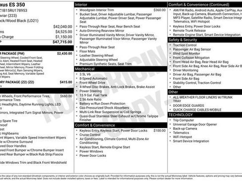 Used 2024 Lexus ES 350 w/ Premium Package image 5