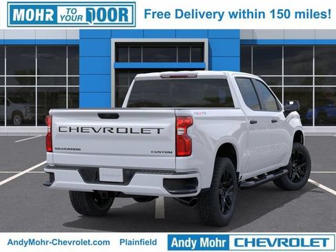 New 2026 Chevrolet Silverado 1500 Custom w/ Turbomax Blackout Package AWD/4WD image 6