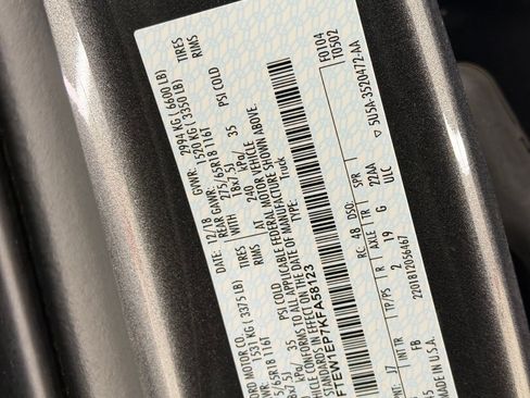 Used 2019 Ford F150 XLT w/ Equipment Group 302A Luxury image 21