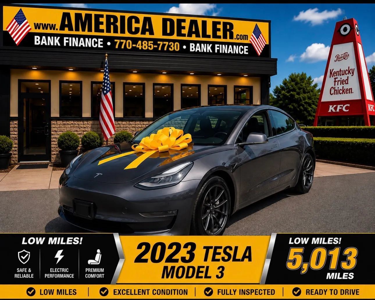 Used 2023 Tesla Model 3 Standard Range RWD image 1