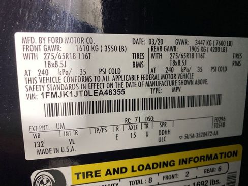 Used 2020 Ford Expedition Max XLT w/ Equipment Group 202A image 39