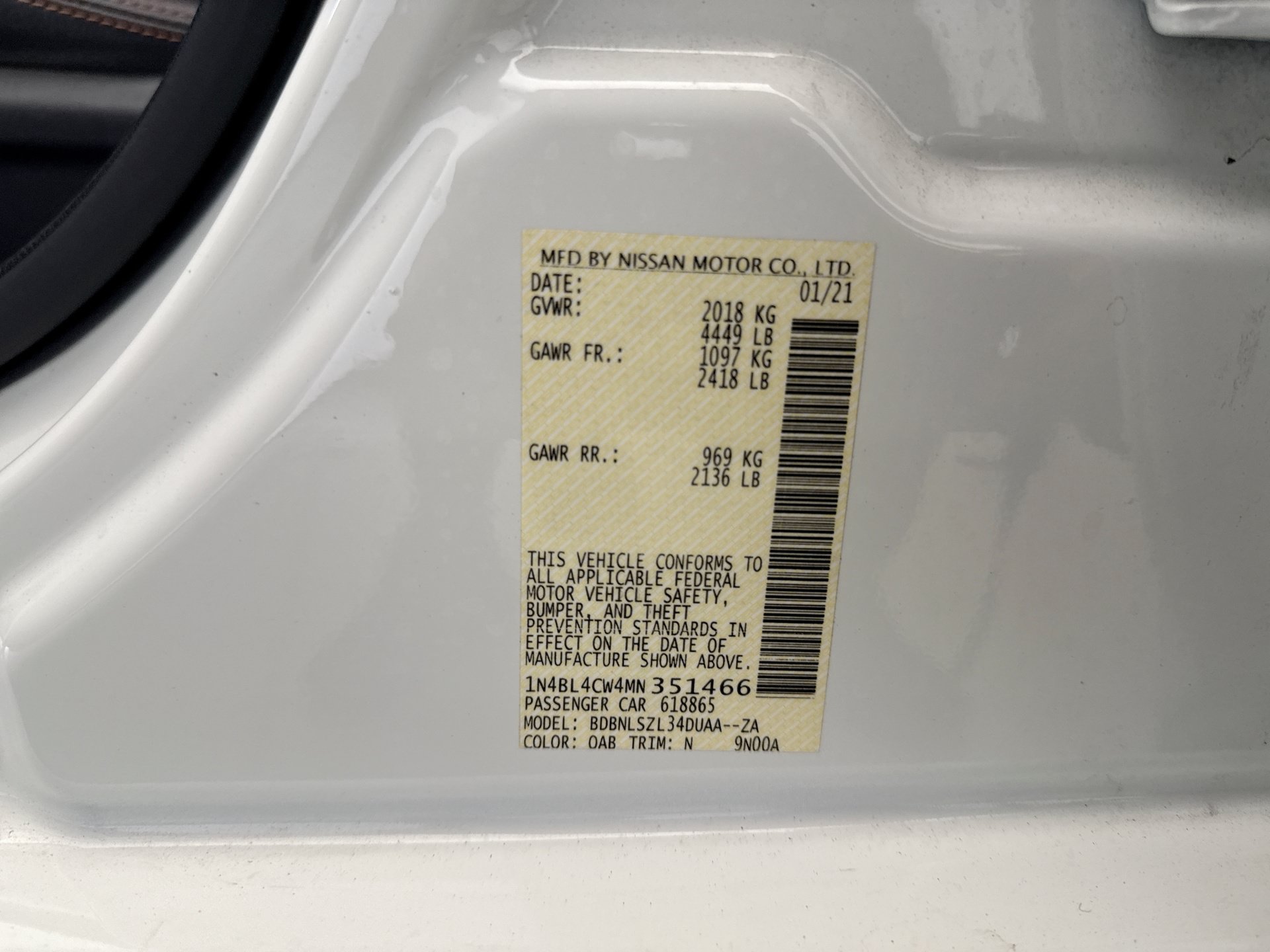 Used 2021 Nissan Altima 2.5 SR w/ SR Premium Package AWD/4WD image 20