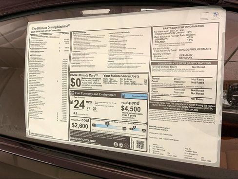 New 2026 BMW 840i xDrive Convertible w/ Comfort Seating Package AWD/4WD image 12