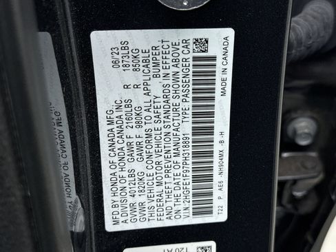 Used 2023 Honda Civic Touring image 12