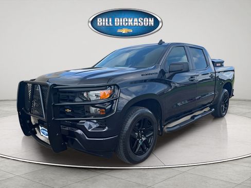 Used 2023 Chevrolet Silverado 1500 Custom w/ LPO, Dark Essentials Package RWD image 3