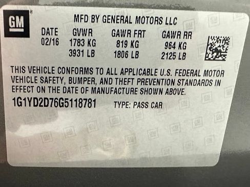 Used 2016 Chevrolet Corvette Stingray Coupe w/ 2LT Preferred Equipment Group RWD image 18